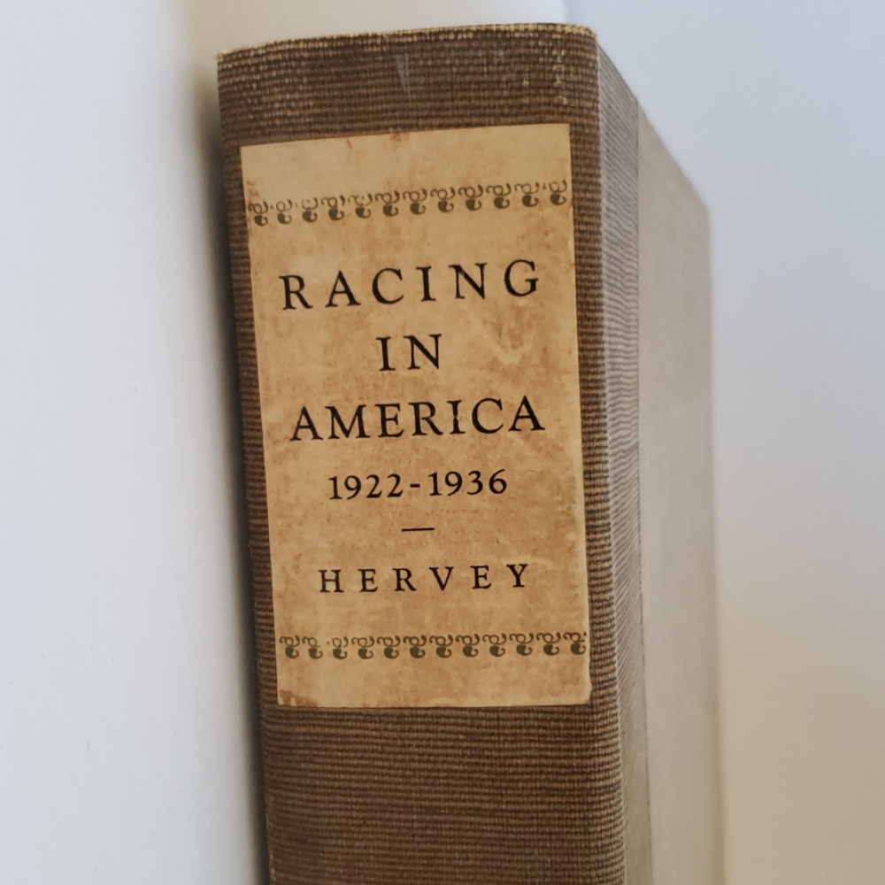 RACING IN AMERICA 1922 - 1936